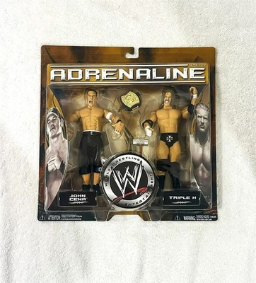 WWE ADRENALINE SERIES 20 JOHN CENA & TRIPLE H 2 PACK JAKKS NEW