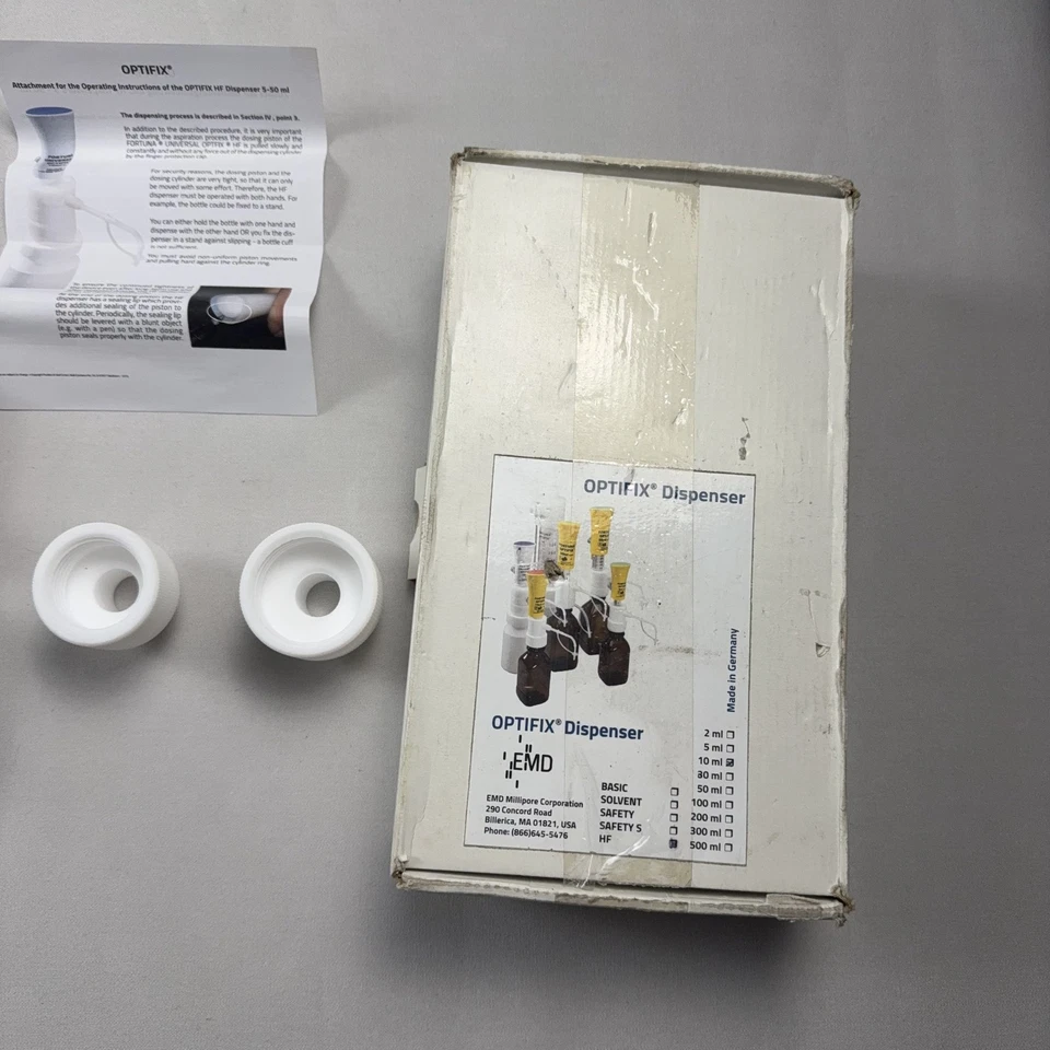 Poulten & Graf EMD Optifix Bottletop Dispenser, 2-10mL Fortuna 10110638-1 - Image 4 of 4