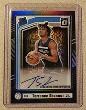 Terrence Shannon Jr 2024-25 Panini Donruss Optic SP Purple Prizm Autograph RC 🔥