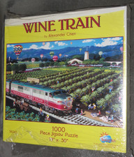 WINE TRAIN (Alexander Chen)  jigsaw puzzles 1000 pieces NEW