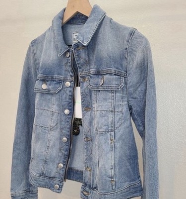 NWT Zadig & Voltaire Kioky Denim Blue Jacket Retail  $398