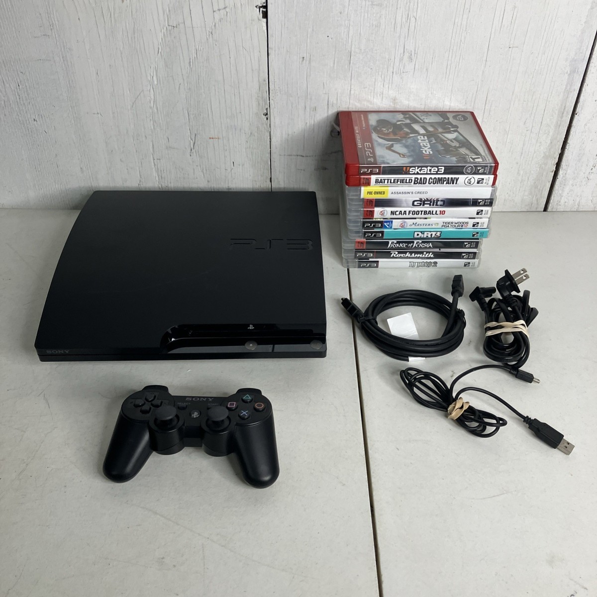 Sony PlayStation 3 Slim PS3 Model CECH-2501A Console Bundle 10