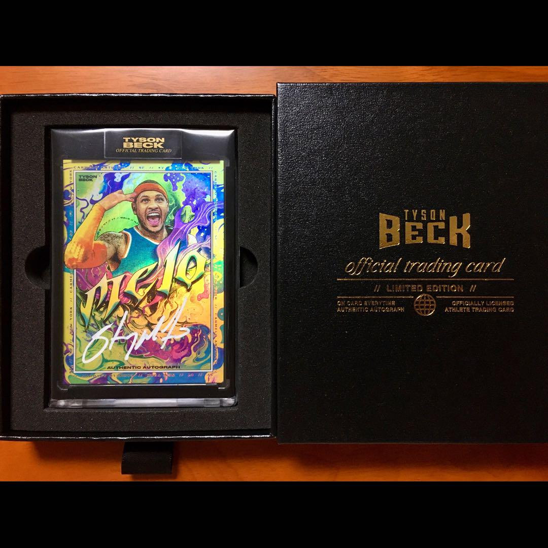 Limited edition of 15 MELO x TYSON BECK jersey number #07 /15 