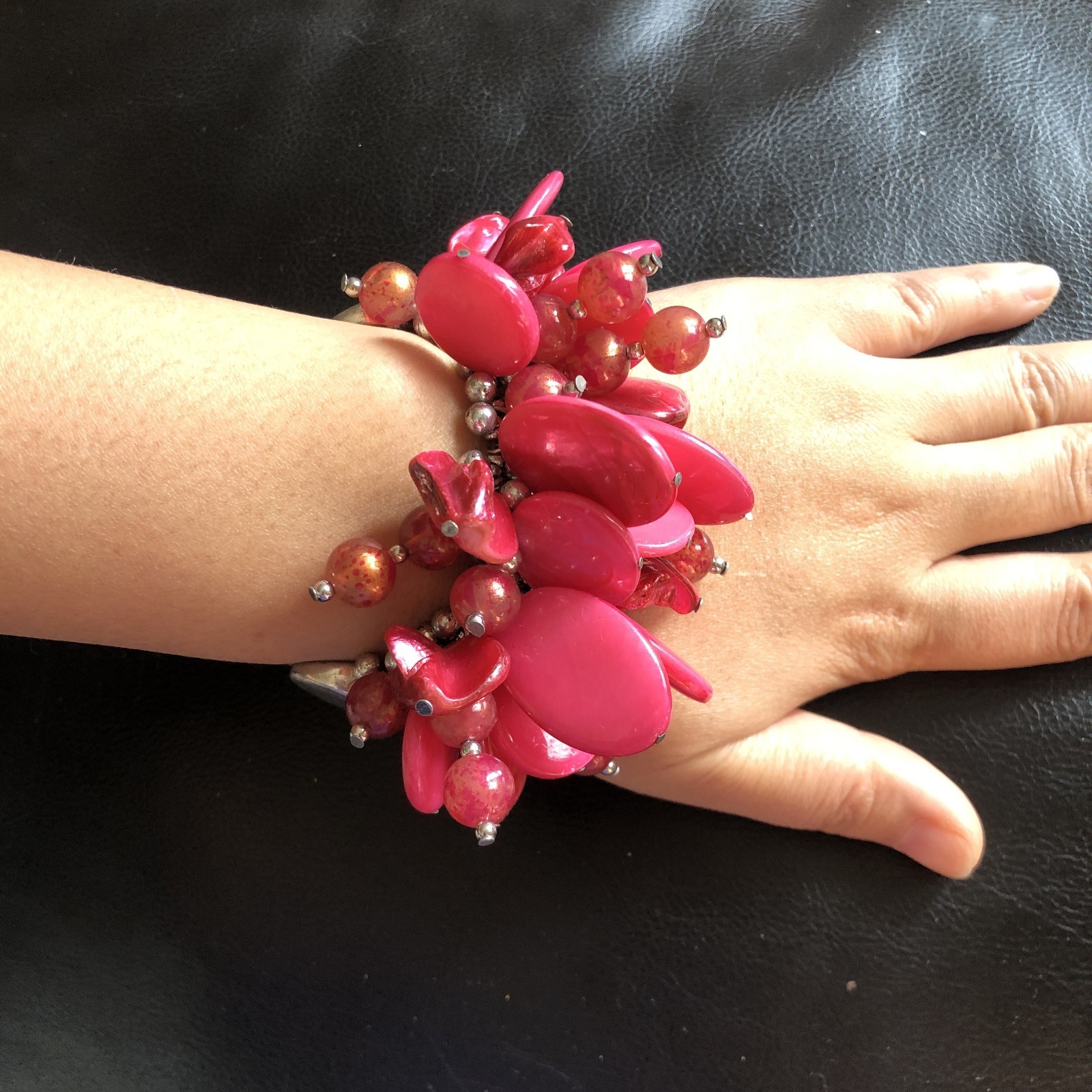 Chico's Beaded Statement Bracelet - image 3