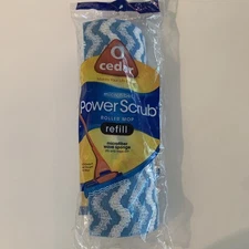 O-Cedar Power Scrub Roller Mop Head Refill Microfiber Wave Sponge NEW Sealed