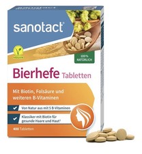 Bierhefe Tabletten 400 Stück – vegane Hefetabletten mit Biotin und …