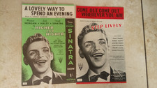 2 VINTAGE SHEET MUSIC FRANK SINATRA 1943.