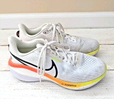 Nike Vomero 17 Road Running Shoes Volt Orange White Women Size 8.5