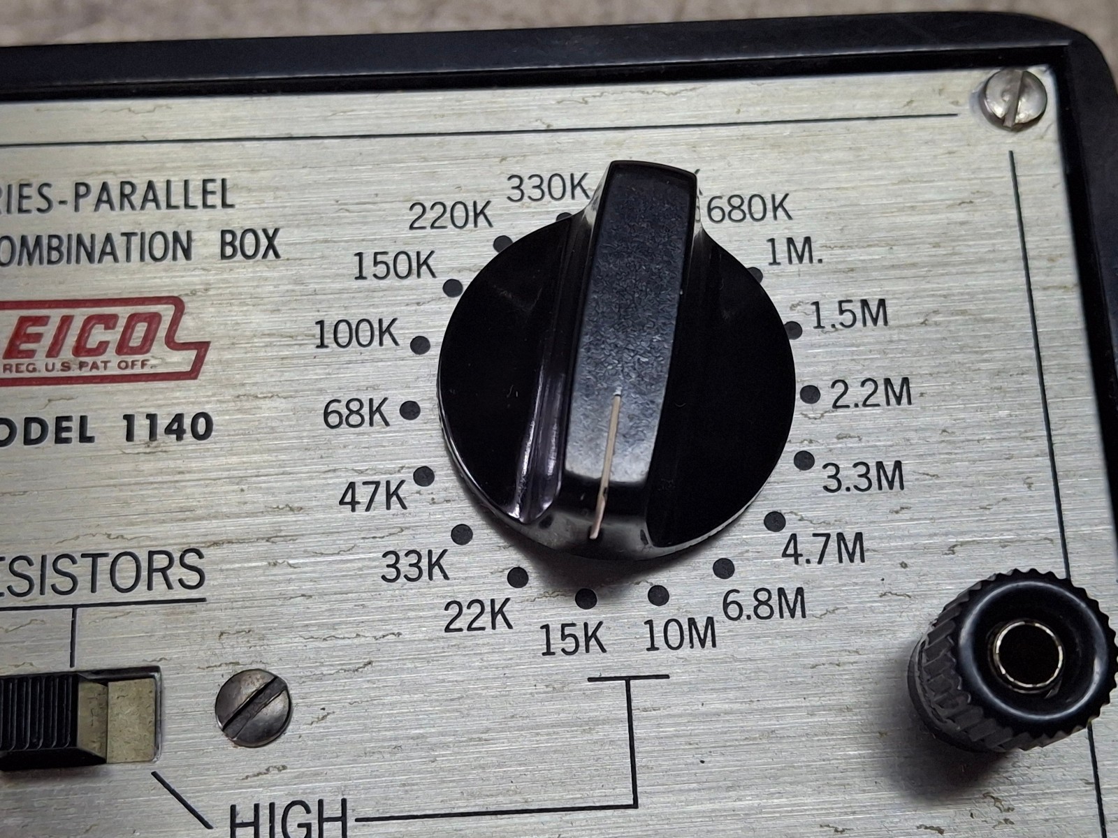 EICO 1140 SERIES/PARALLEL RESISTOR CAPACITOR SUB BOX