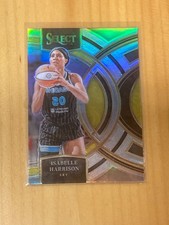 ISABELLE HARRISON 2024 PANINI SELECT WNBA CHICAGO SKY SILVER PRIZM CARD #182