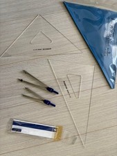 STAEDTLER MARS 964 30 triangle ruler and compass 2 piece set