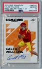 2023 Leaf Signature Caleb Williams PIXEL ART Rookie RC Auto #'D 1/1 PSA 10 BEARS