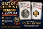 2026 Best of the Mint Standing Liberty Gold Quarter & Silver Medal NGC SP70