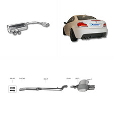 Bastuck Komplettanlage - BMW 1er Serie E82 125i Bastuck Komplettanlage - BMW 1er Serie E82 125i