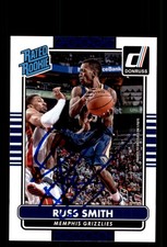 Signed Basketball Card Auto Russ Smith 2014-15 Donruss #230 Memphis Grizzlies