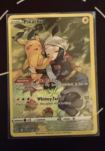 pikachu trainer pokemon card Pikachu Trainer Gallery Lost Origin TG05/TG30, NM Pokemon Card