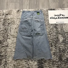 Vintage 90’s Jnco Power surges Jeans Blue Denim Baggy GRAIL Men’s Size 33x26 Y2K