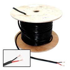 PDP Connex RX12 2 Core Copper Speaker Cable 100m Black 100V Line