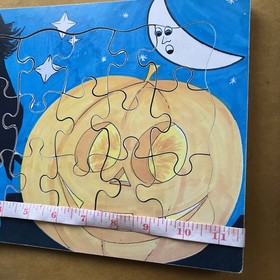Rompecabezas de Halloween Bruja Calabaza NES Arnold Wood