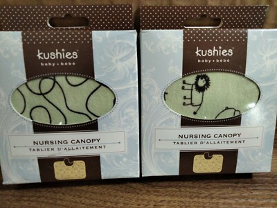 Kushies Nursing Canopy Cotton Lot Of 2 Unisex