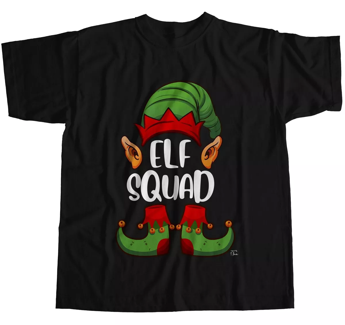 Mens christmas shop elf t shirt