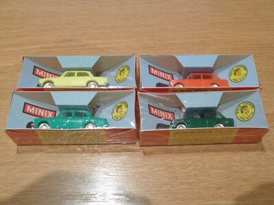 L202 *Vintage 60er Jahre* 4 x MINIX Little Cars - Simca 1900 & Hillman Imp Boxed (2)