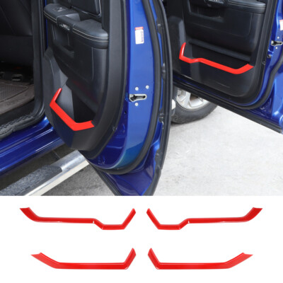 Front/Rear Door Storage Box Strip Trim Decor Bezels For Dodge RAM 1500 2010-2017