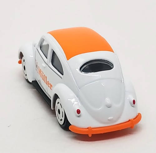 Majorette Volkswagen Beetle Vintage Muller White 1/64 (3") no Package - Picture 6 of 7