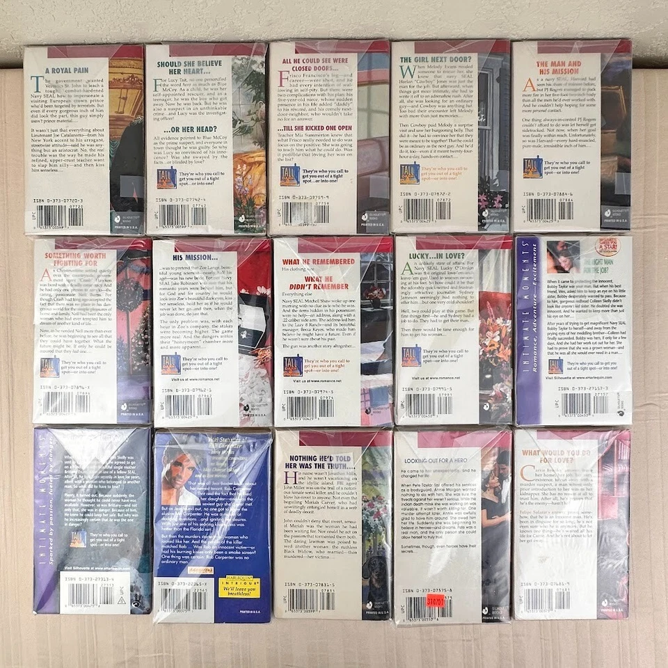 Lot of 15 Paperback Books by Suzanne Brockman Tall, Dark, & Dangerous Series Foto 2 de 4