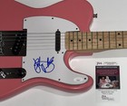 KATY PERRY SIGNED PINK ELECTRIC GUITAR TEENAGE DREAM AUTOGRAPHED JSA COA — photo 2