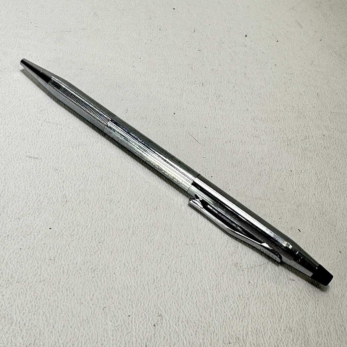 Cross Pens Cross Pen Century Silver Tone Ballpoint Textured Grip