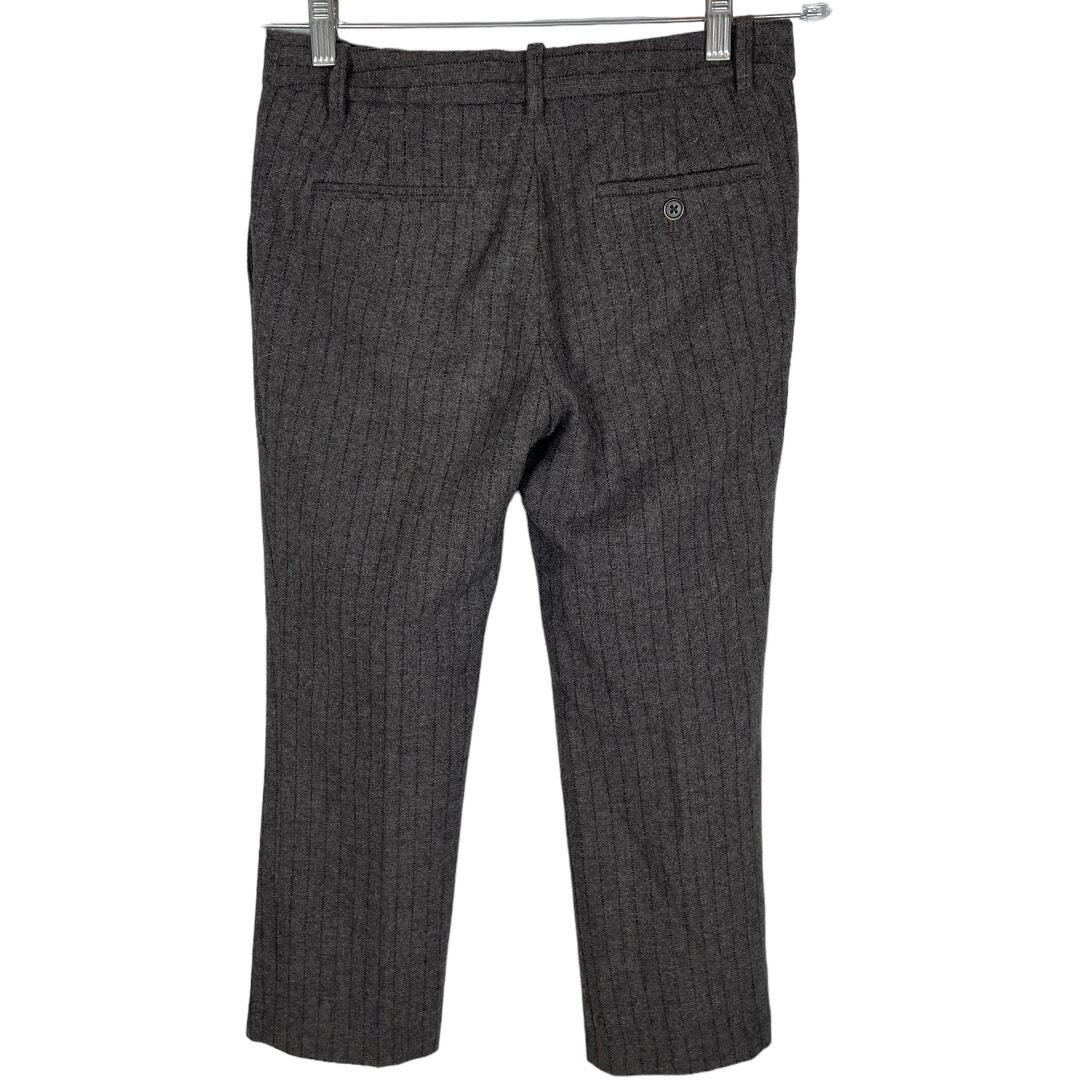 【関税込み】INES DE LA FRESSANGE Trousers Ines De La Fressange Uniqlo Gray Striped Wool Blend Pants