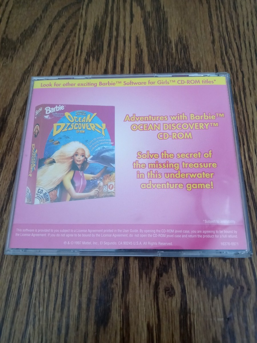 DVD その他 Mattel Barbie CD-ROM Computer Game PC 2001 Magic Hair Styler
