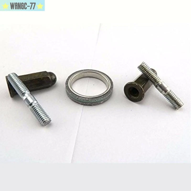 For GY6 50cc 125cc 150cc QMB139 Moto Exhaust System Studs Nuts Gasket Set - Image 4 of 4