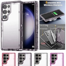 For Samsung S25 S24 S23 S22 S21 S20 Ultra/ Case Shockproof Hybrid Clear Cover