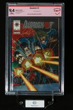 Bloodshot #0 ~ CBCS 9.4 ~ 2X signed Kevin Vanhook & Dick Giordano ~ 1st Iwatsu