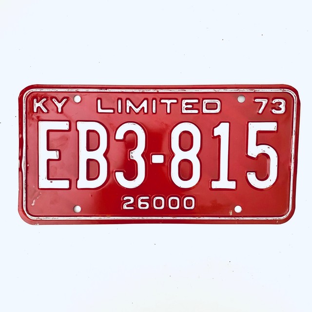 Kentucky KY Embossed Louisville UL Cardinals 2611 License Plate + FREE