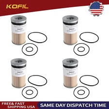(4X)  FS19727 Fuel Water Separator Filters For Cummins Davco 382 Replace FS19729