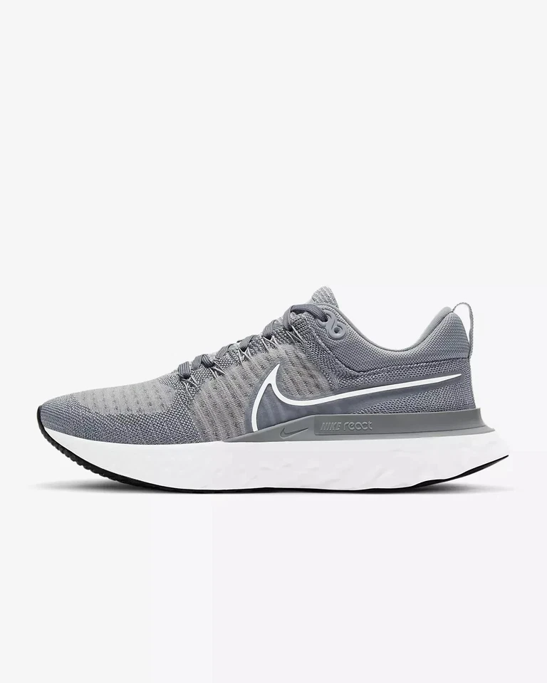 Nike React Infinity Run Flyknit 2 Particle Grey Size 7.5 Men’s Shoes CT2357 001 - Image 4 of 4