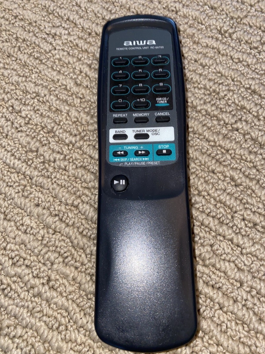 genuine AIWA CD BOOMBOX REMOTE RC-6AT03 CSD-ED76 CA-DW530 CSD-ED26