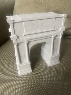 8-Inch 3D Printed Arch of Titus Statue - Exquisite Home Decor and Historical Rep