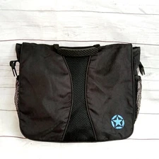 Jeep and the Jeep Grille Messenger Shoulder Bag Black