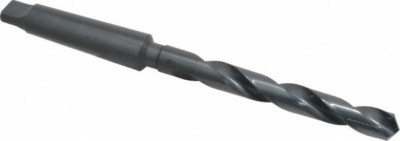 Value Collection 11/16'', 3MT 118° Point High Speed Steel Taper Shank Dril...