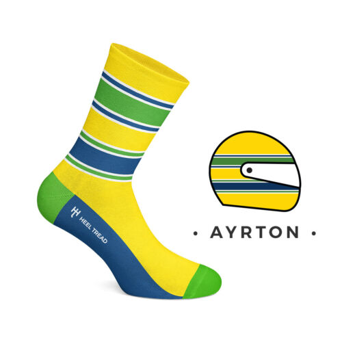 Heel Tread Motorsport F1 MotoGP Racing Cars Classic Cars Inspired Themed Socks - Picture 8 of 126