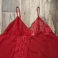 Vintage 90s Victoria s Secret Gold Label Floral Lace Lingerie See-Through Top