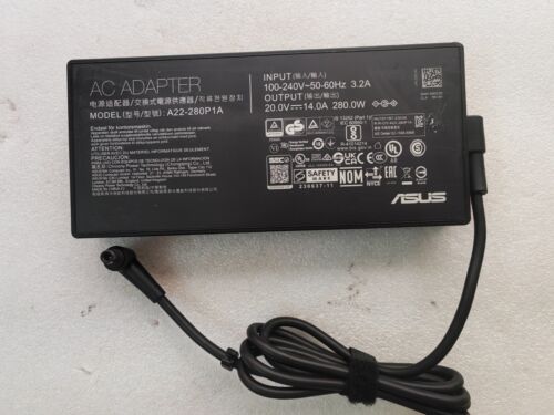 20V 14A A22-280P1A For ASUS ROG Zephyrus M16 GU604V ø6.0 280W AC Adapter Genuine - 第 1/7 張圖片