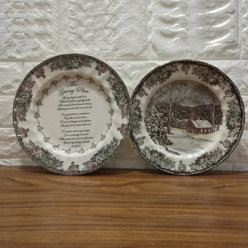 Imitation of British jazz manor dining plate decoration hanging plate ornaments - Image 2 of 4