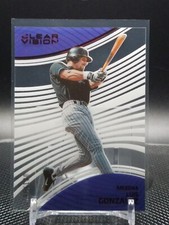 2023 Panini Chronicles Luis Gonzalez Clear Vision Red /199 Diamondbacks