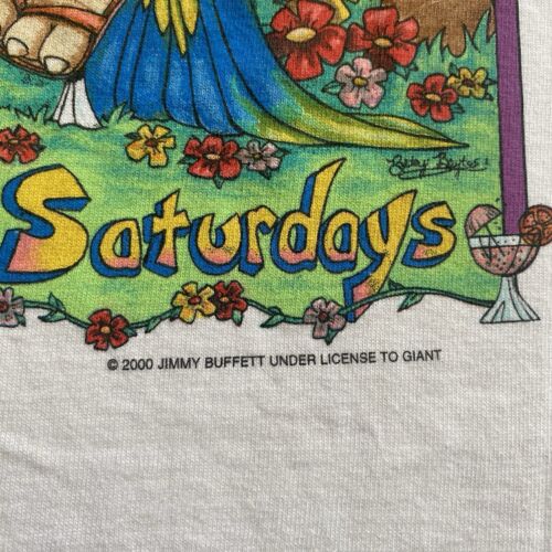 Jimmy Buffett T-Shirt Herren 2XL Dienstag Donnerstag Samstag 2000 Tour Vintage - Bild 7 von 12