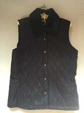 Real Clothes Womens Sz 12 Quilted Vest with F...